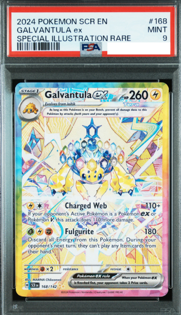POKEMON ENGLISH SCR EN 168/142 PSA9