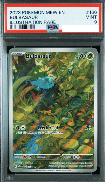 POKEMON ENGLISH MEW EN 166/165 PSA9