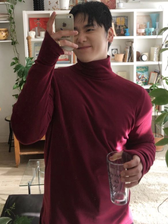 淨色樽領長袖衫 OWN-109T