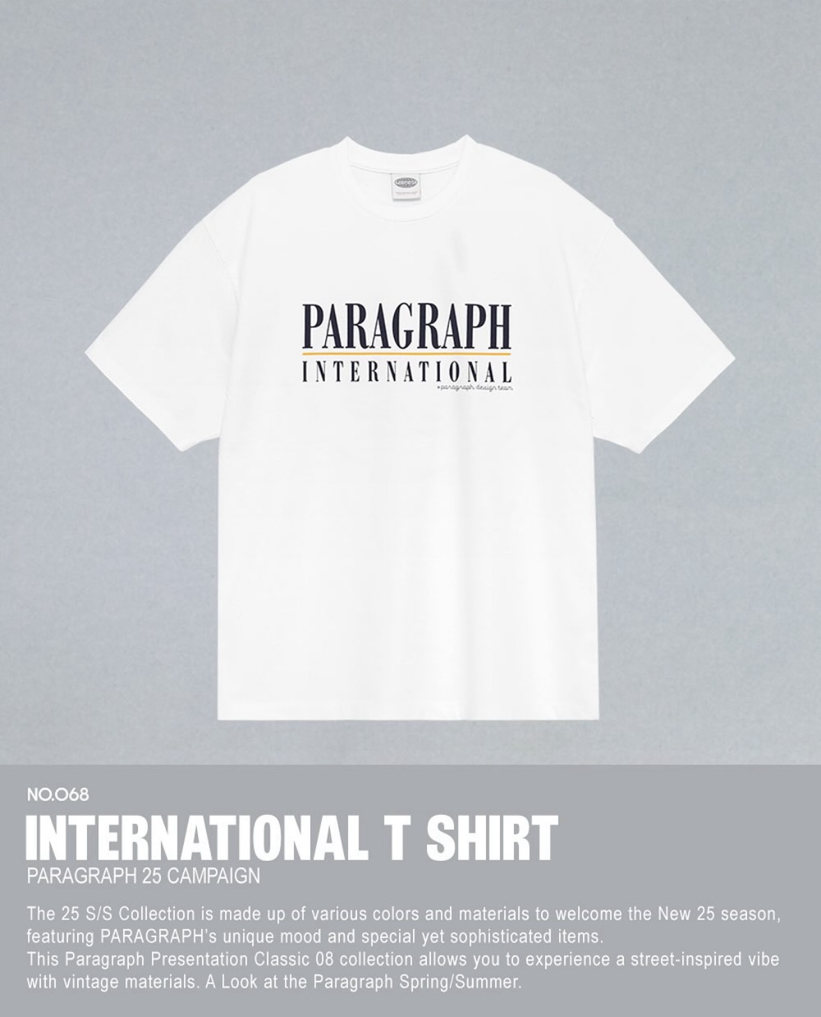 [Paragraph] 雙面字母短T