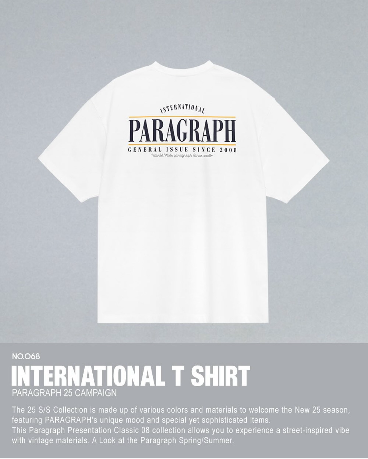 [Paragraph] 雙面字母短T