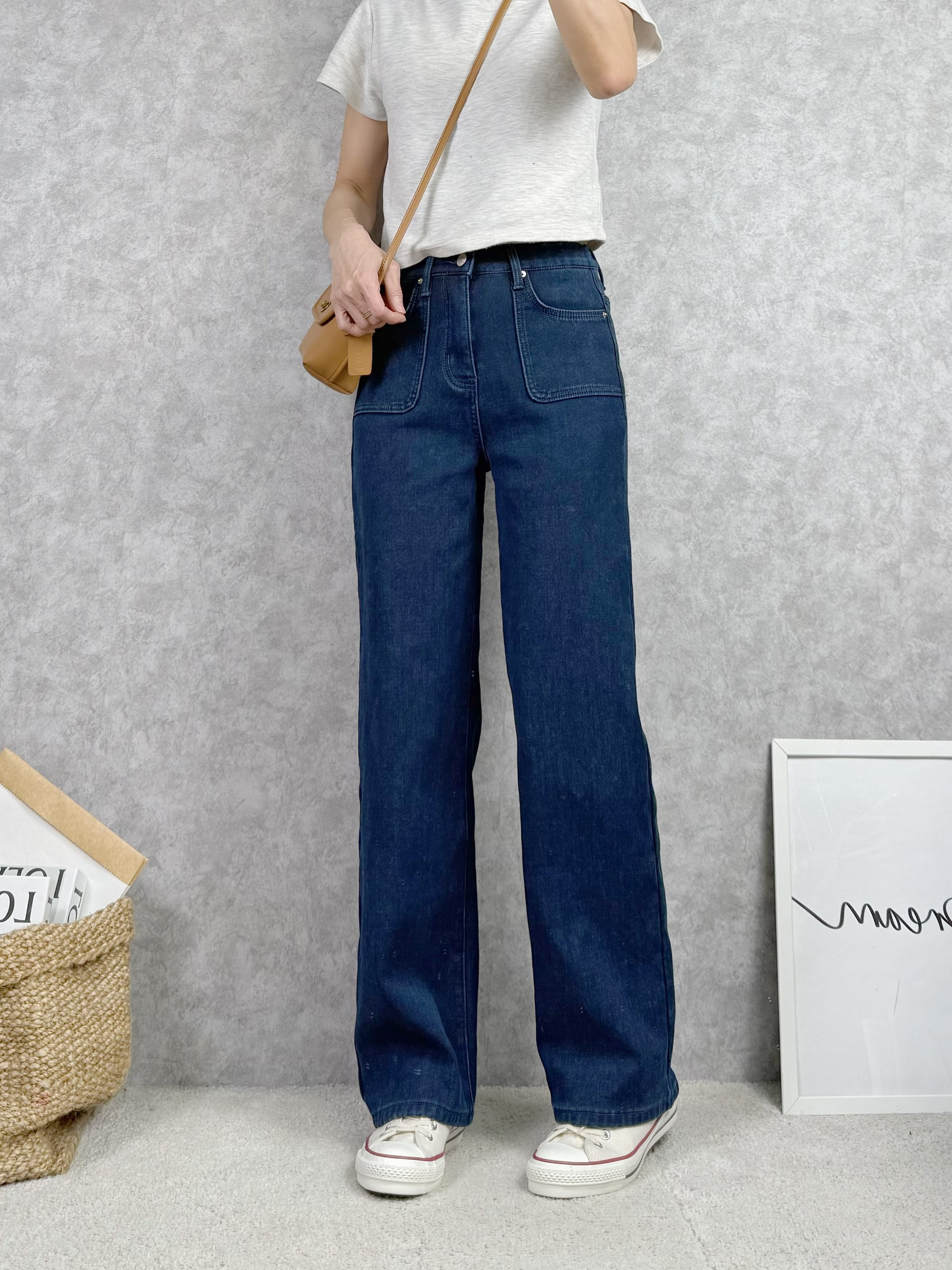 姊妹們許願款! 抗寒流~剛剛好的內抓絨保暖寬褲⚡️ 搶現貨 最後一批 ⚡️