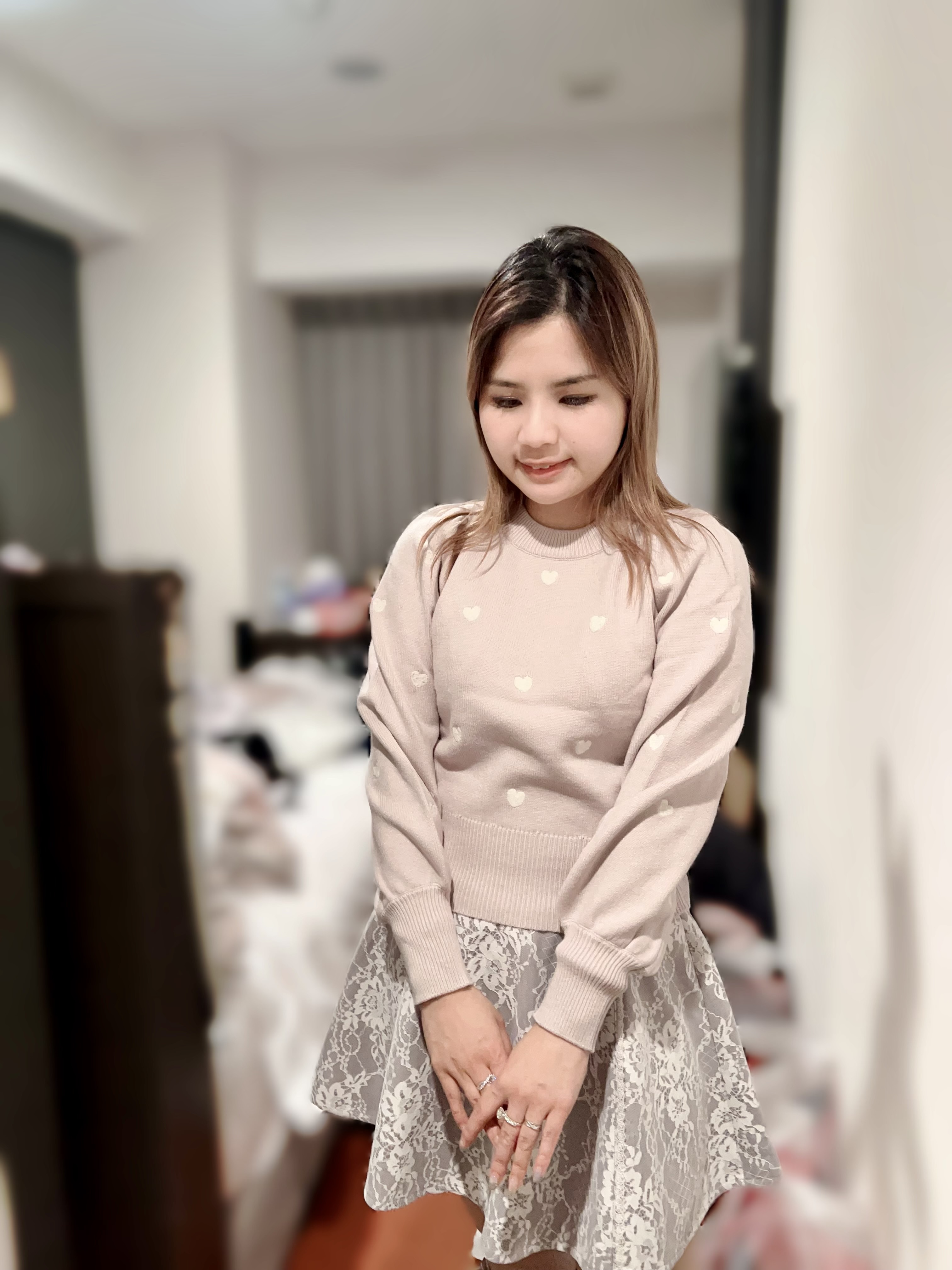 （現貨） JK23   日牌 An Mille 心心上衣   胸38  -46   長 19.5   $599