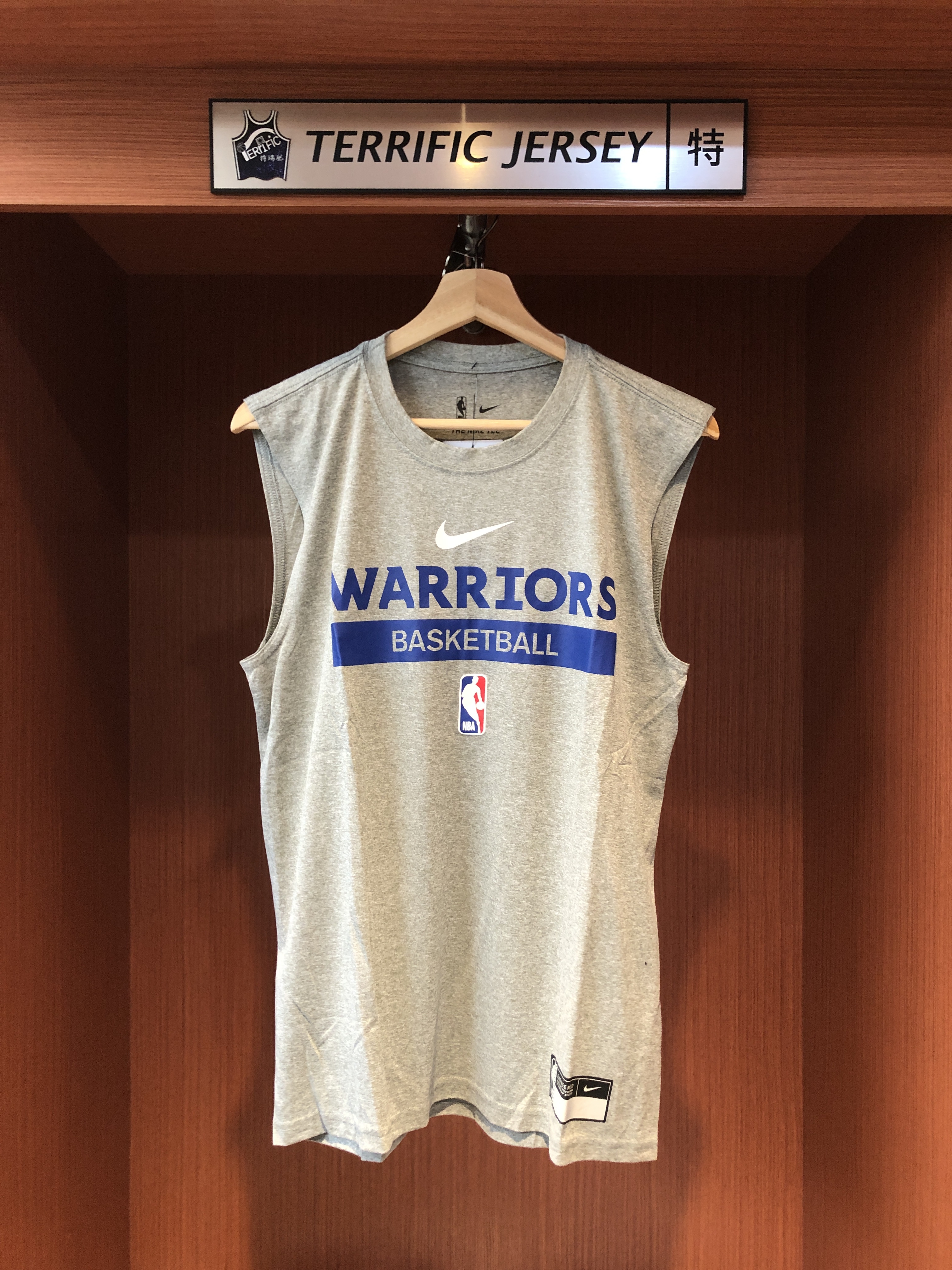 NBA背心 Golden State Warriors 金州勇士灰 22-23 熱身背心 球員實穿款 Nike Practice Tank Top 排汗背心 全新