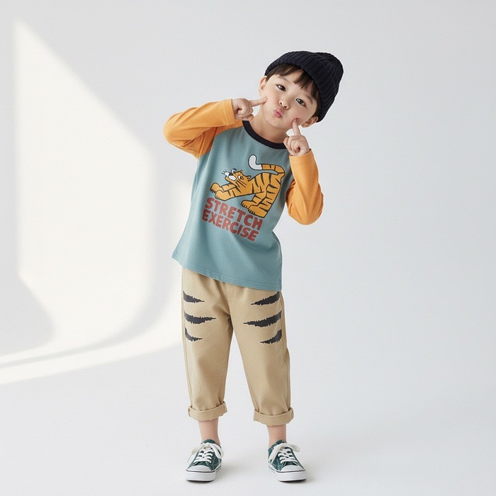 童趣小老虎上衣