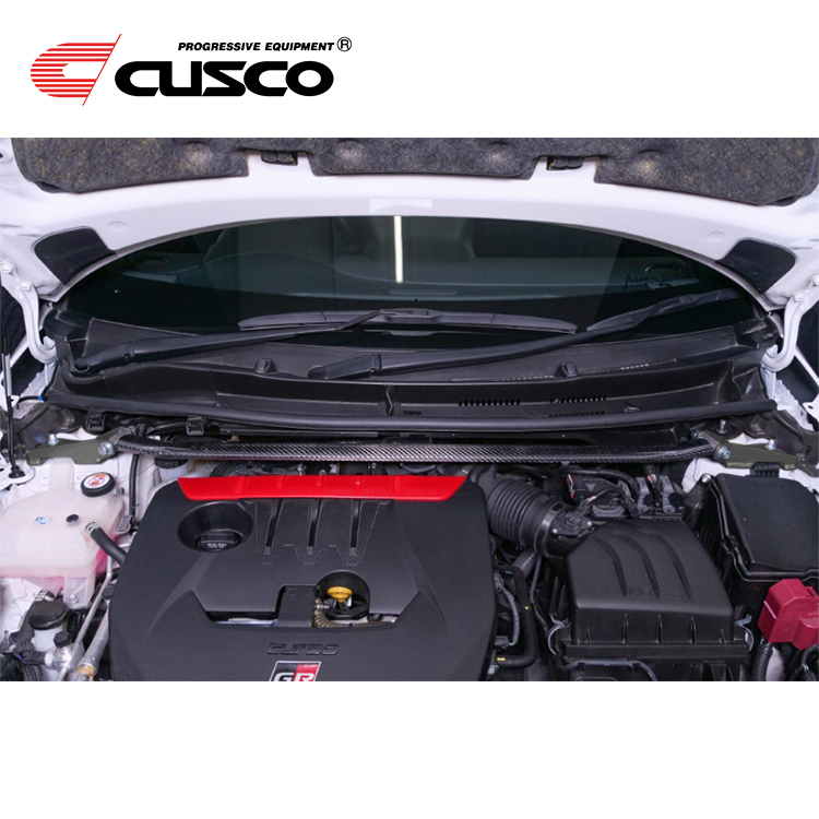 CUSCO Type-ALC OS CARBON 引擎室拉桿 TOYOTA GR YARIS 2024- 小改款後車