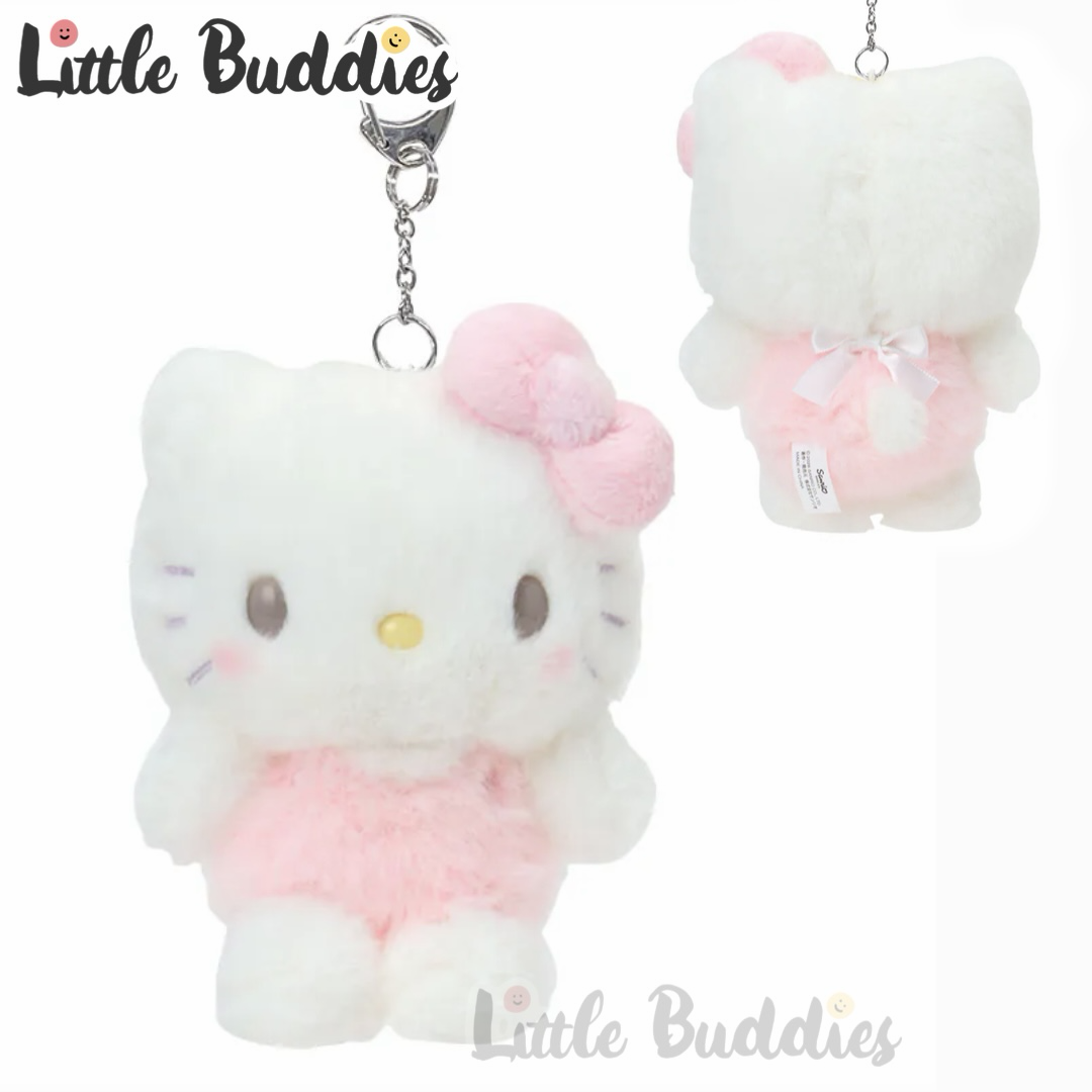 日本 Sanrio 全白毛茸系列 - 公仔匙扣