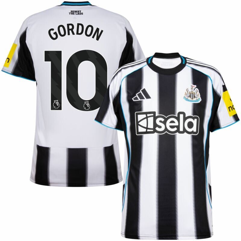 2025 Newcastle United Home Shirt with EPL Nameset
