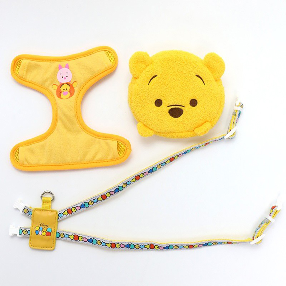 【PET PARADISE】 寵物胸背帶-附維尼包包 3S