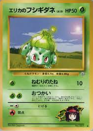 POKEMON JAPANESE VINTAGE NO.001C