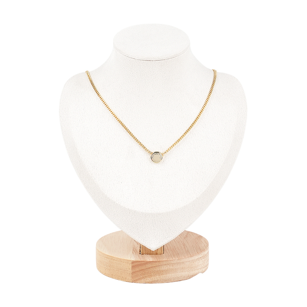 【COACH】Logo 刻印及水鑽鉚釘造型項鍊(金色)