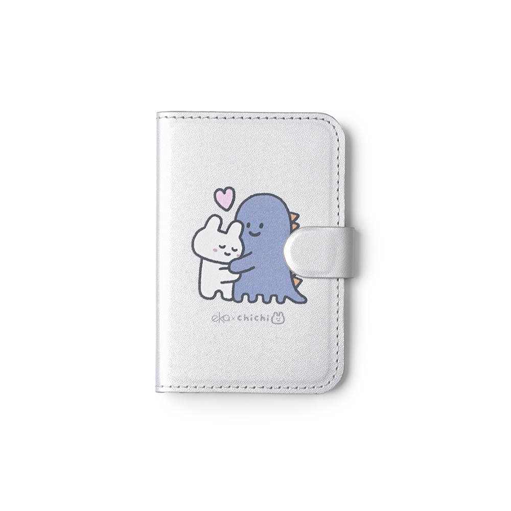 【ekax x 87小兔】多卡磁吸皮革卡包-溫柔抱抱