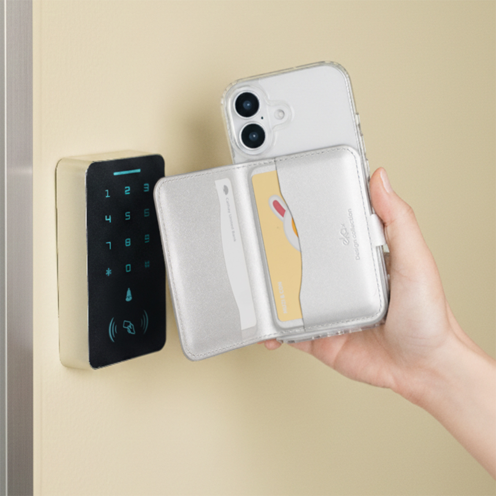 【ekax x 87小兔】多卡磁吸皮革卡包