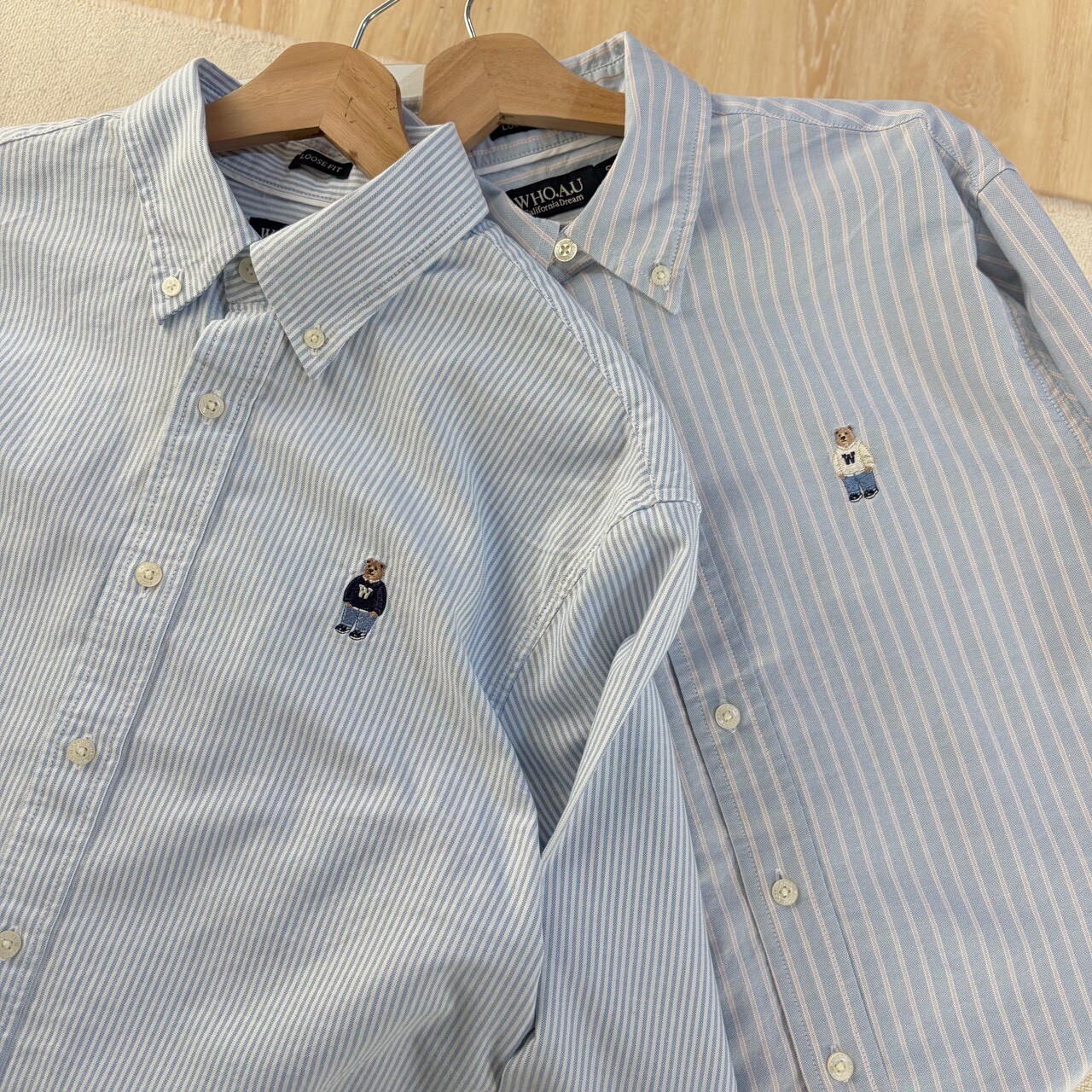 WHO.A.U 條紋襯衫
