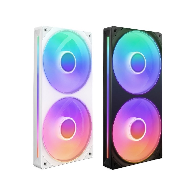 NZXT 恩傑 F280 RGB Core 一體式核心扇 黑色/白色