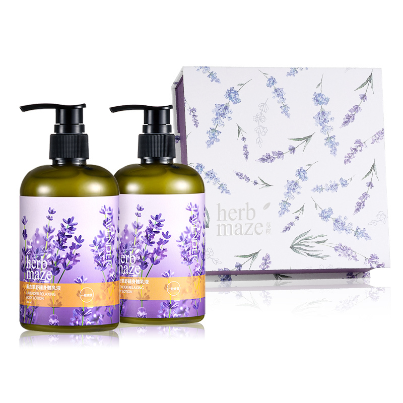 薰衣草雙瓶乳液香氛禮盒★附贈提袋