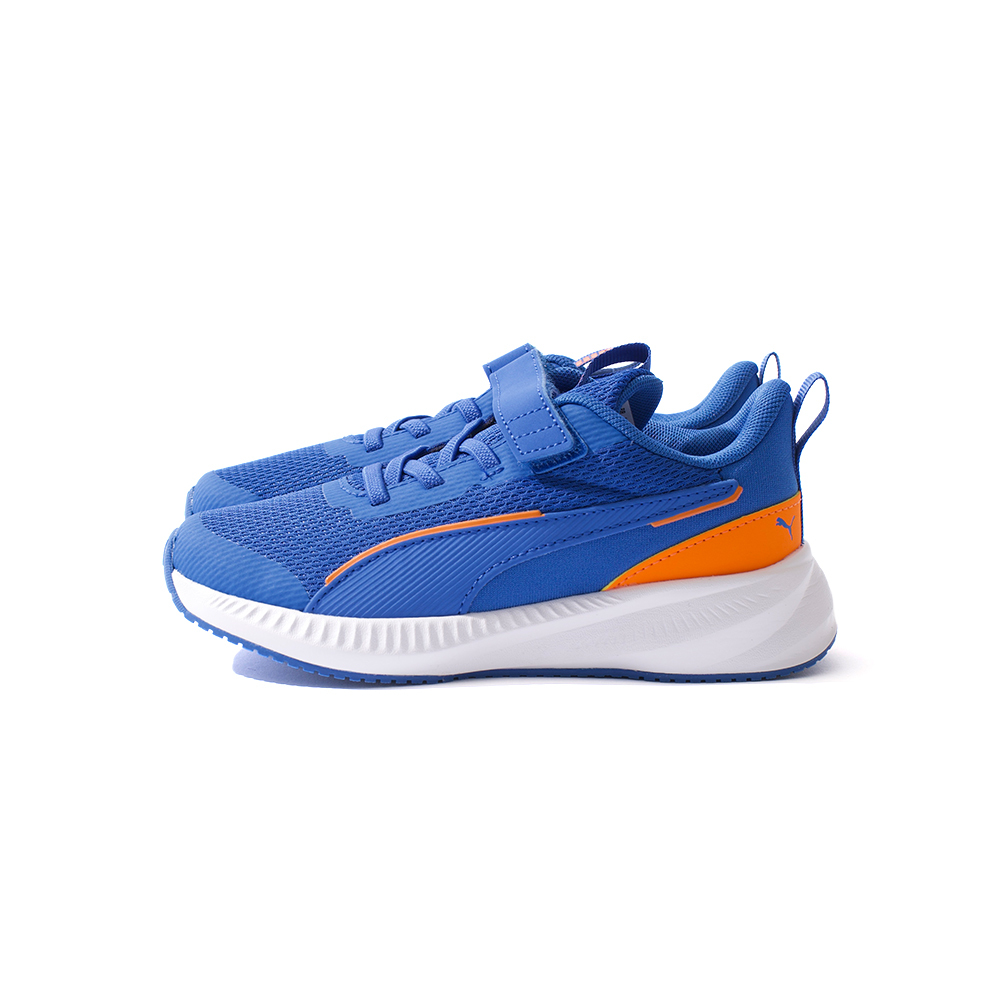 Puma Flyer 3 Ac+Ps 中童 童鞋 藍色 魔鬼氈 免綁鞋帶 透氣 舒適 運動 慢跑鞋 40152707