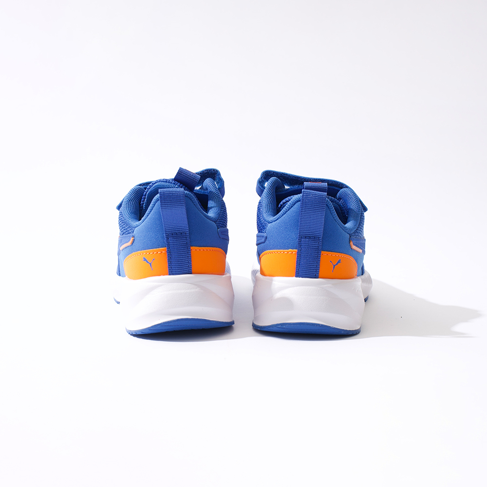 Puma Flyer 3 Ac+Ps 中童 童鞋 藍色 魔鬼氈 免綁鞋帶 透氣 舒適 運動 慢跑鞋 40152707