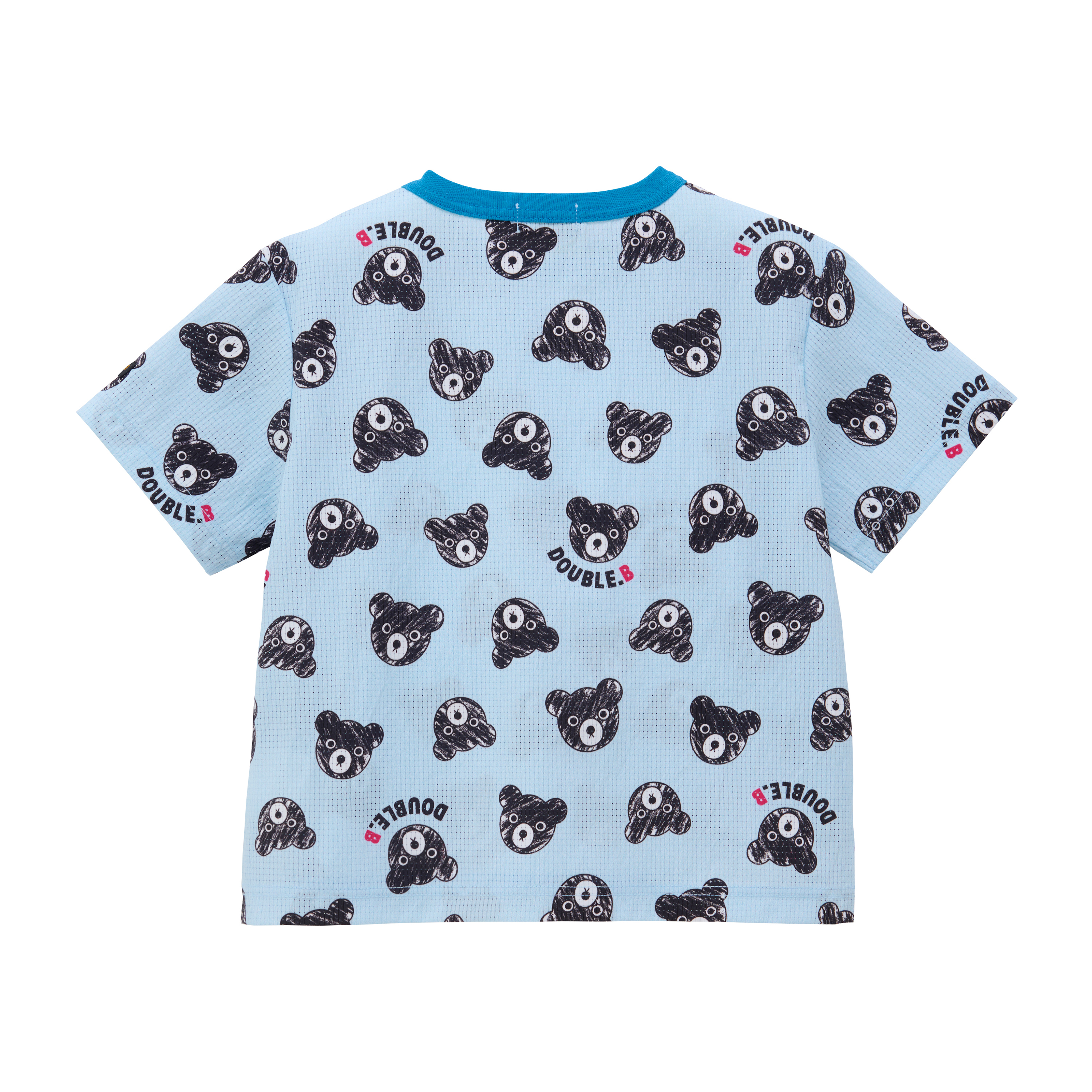 DOUBLE_B Dot Air短袖T恤-薩克斯藍