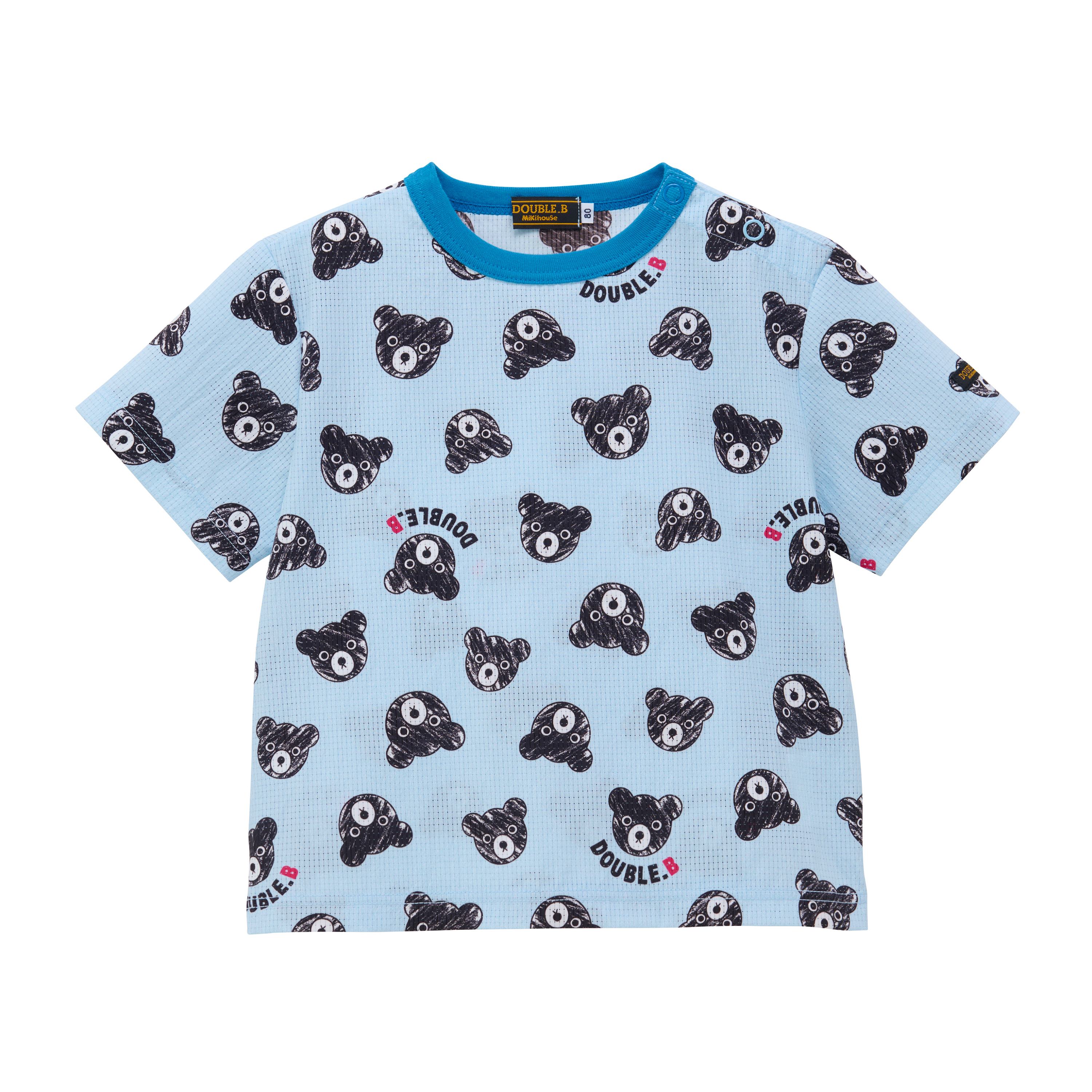 DOUBLE_B Dot Air短袖T恤-薩克斯藍