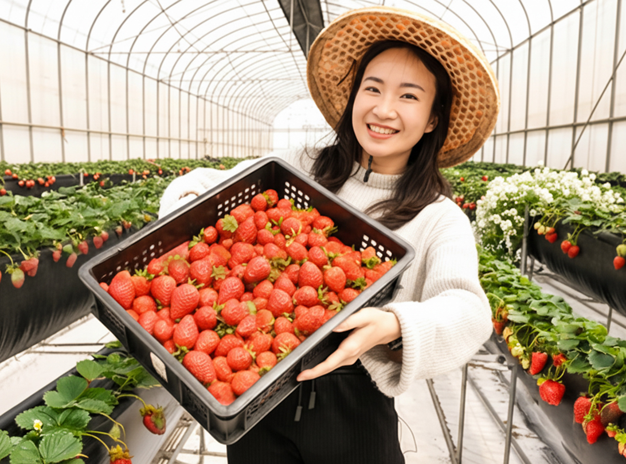 台塑楊梅農場有機草莓溫室