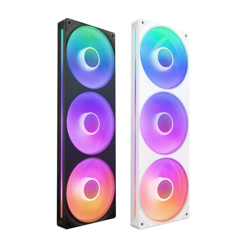 NZXT 恩傑 F360 RGB Core 一體式核心扇 黑色/白色