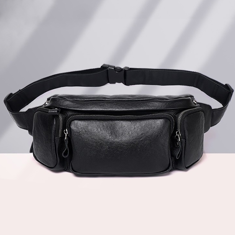 包包 真皮包包 男生胸包 側背包 騎行包 牛皮包包 單肩包 多功能側背包 工作包 通勤包 休閒包 斜背胸包 125