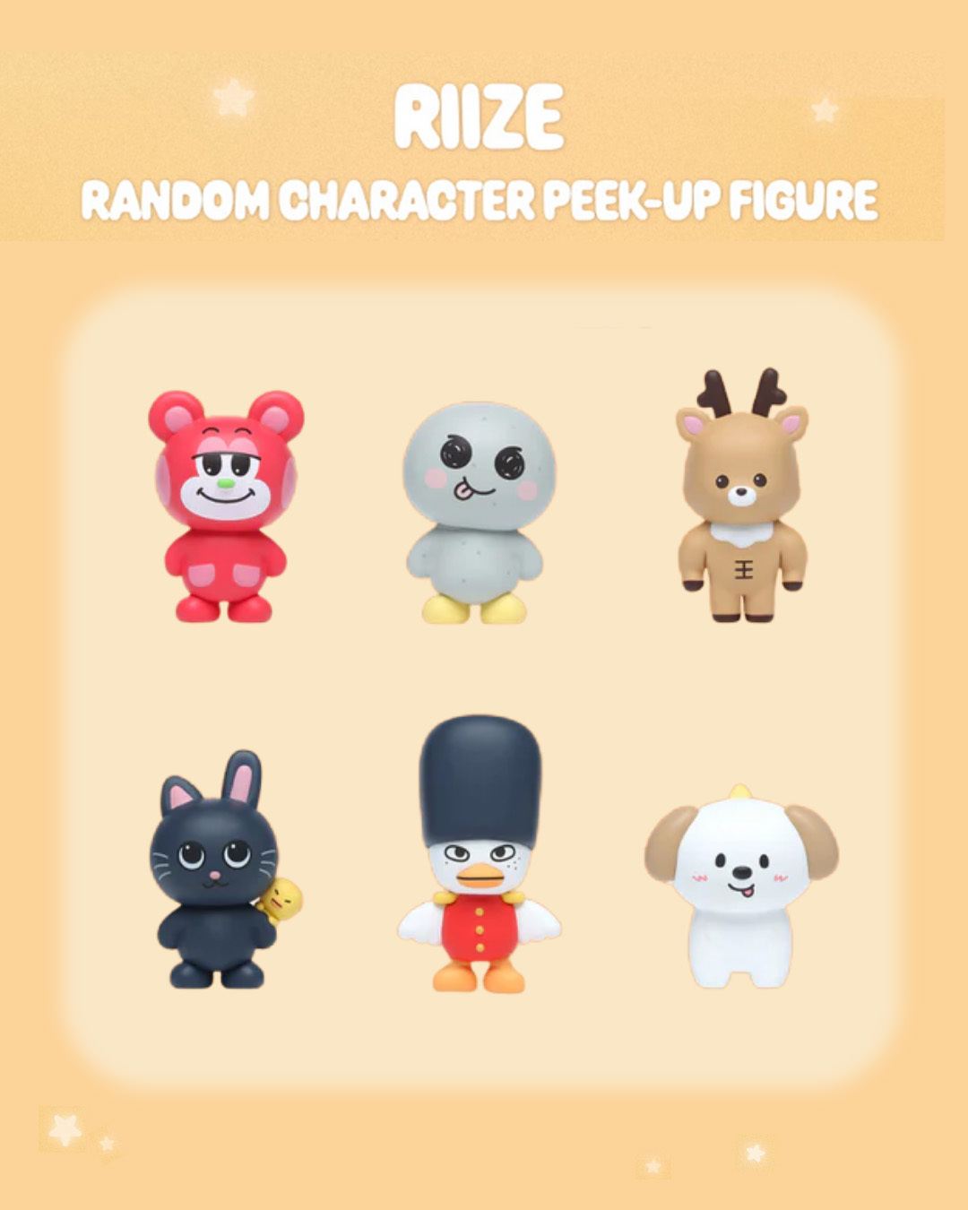 RIIZE RANDOM CHARACTER FIGURE 隨機盲盒 Peek-up