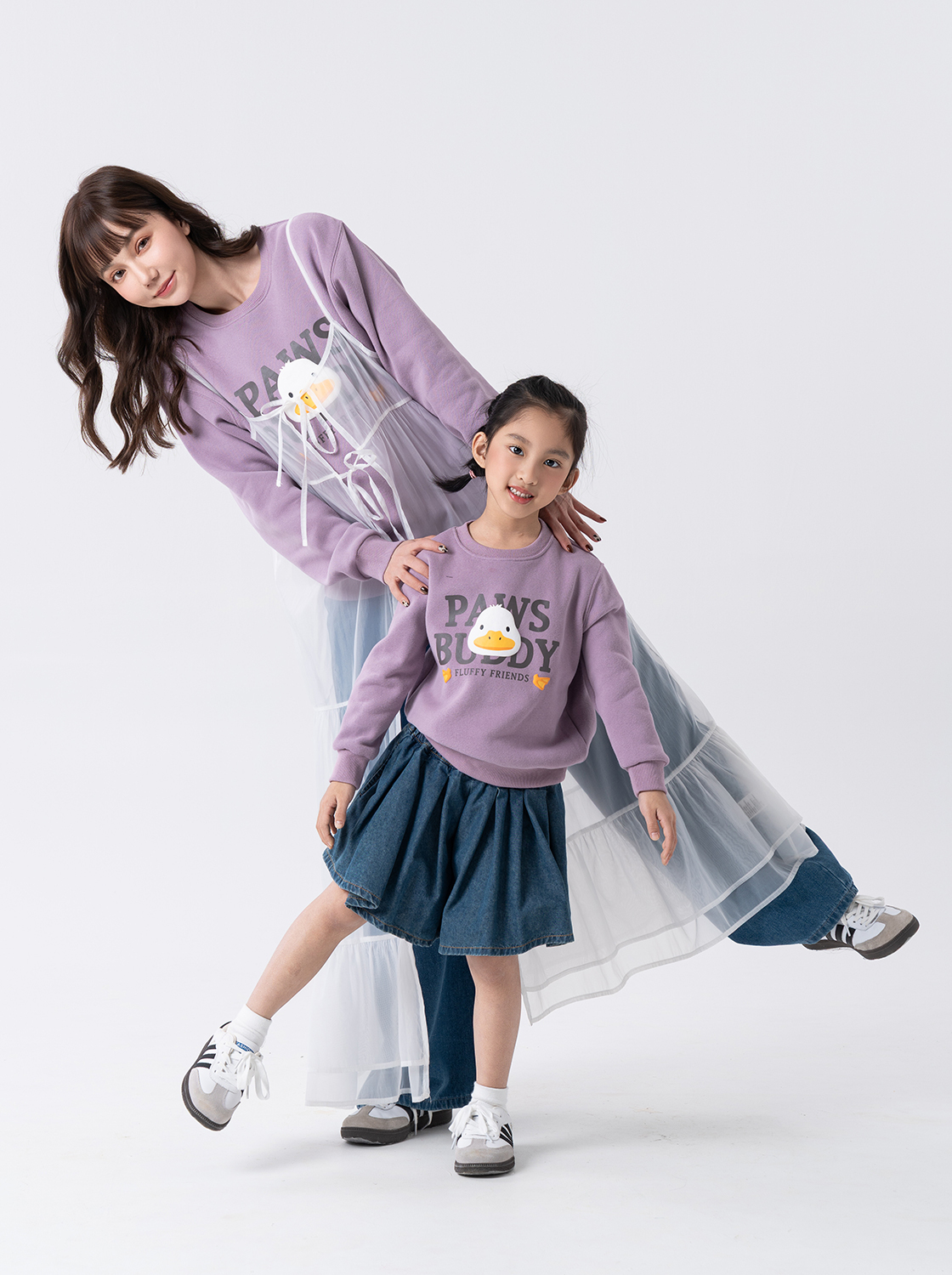 【2件折100】萌寵大頭發泡印花大學TEE