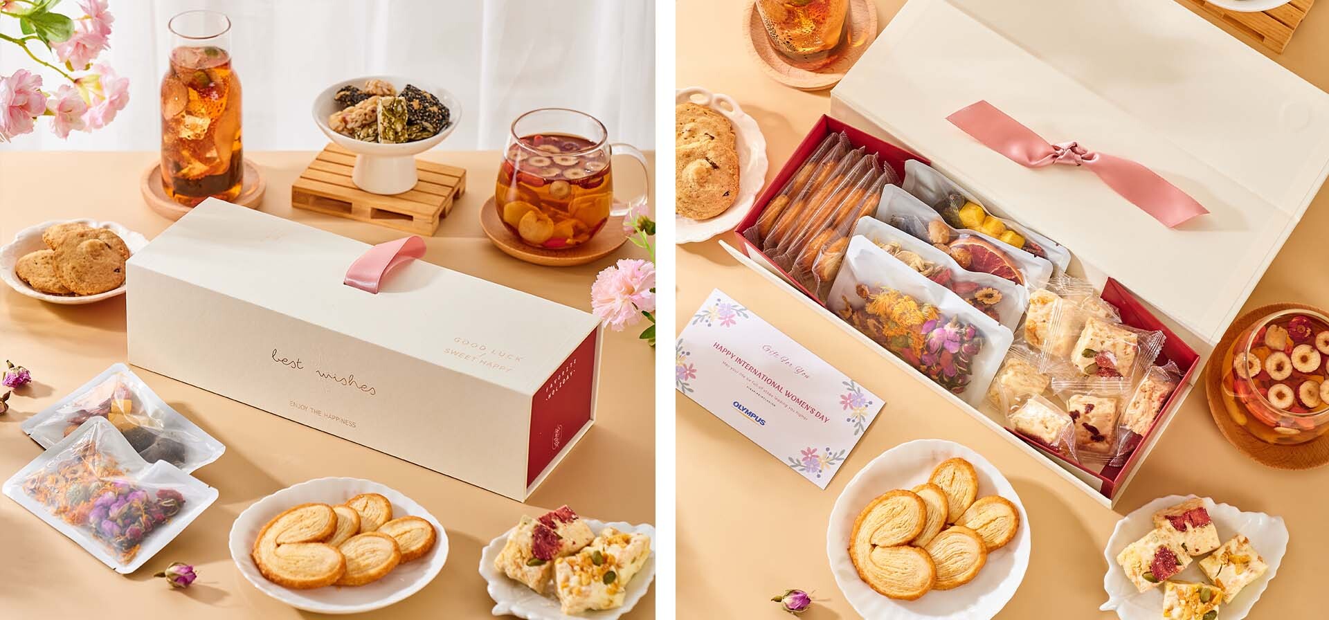 婦女節企業禮品 定制花茶禮盒