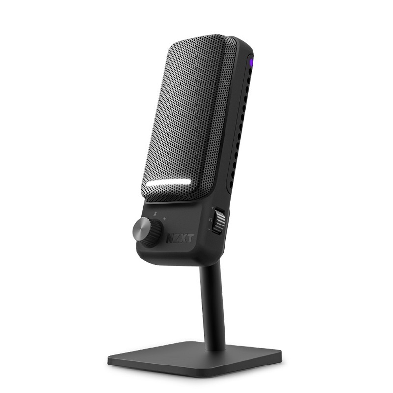 NZXT 恩傑 Capsule Elite 電容式降噪RGB 麥克風 黑色/白色