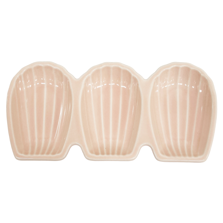 TP 三格盤/粉 18.5cm