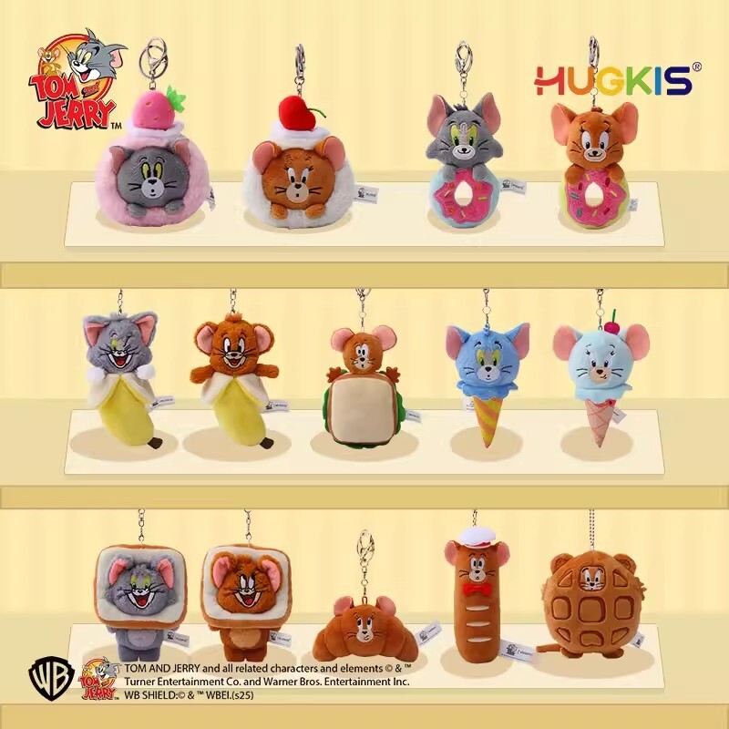 <任兩件折$50> TOM & JERRY 湯姆貓與傑利鼠 甜品系列 吊飾 鑰匙圈 官方正版授權