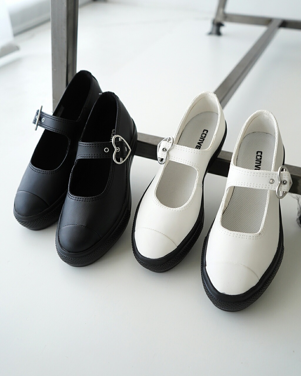 限時特價預購┃CONVERSE ALL STAR LIGHT PLTS MJ HEARTBUCKLE OX 輕量 厚底 愛心扣 瑪莉珍