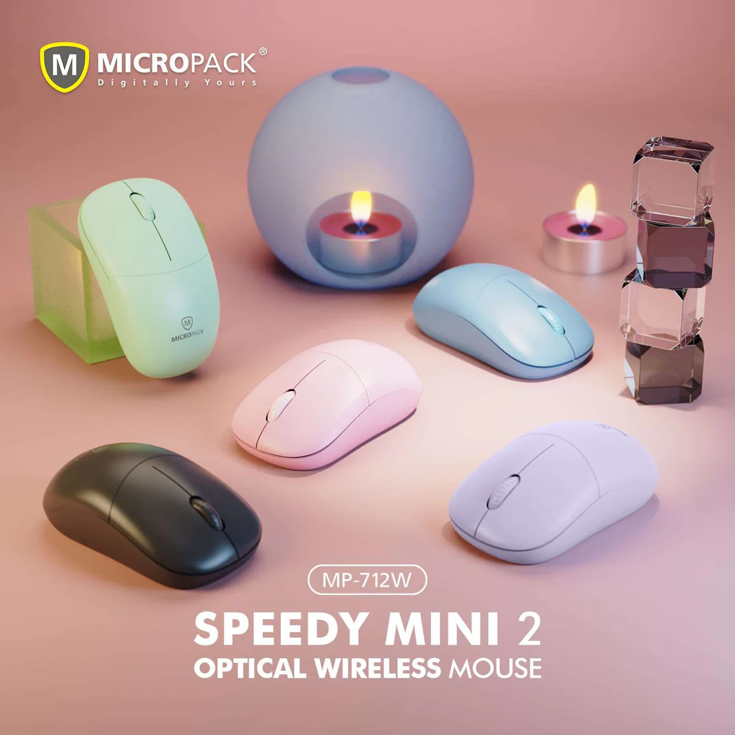 Micropack Speedy Mini 2 靜音無線滑鼠 MP-712W