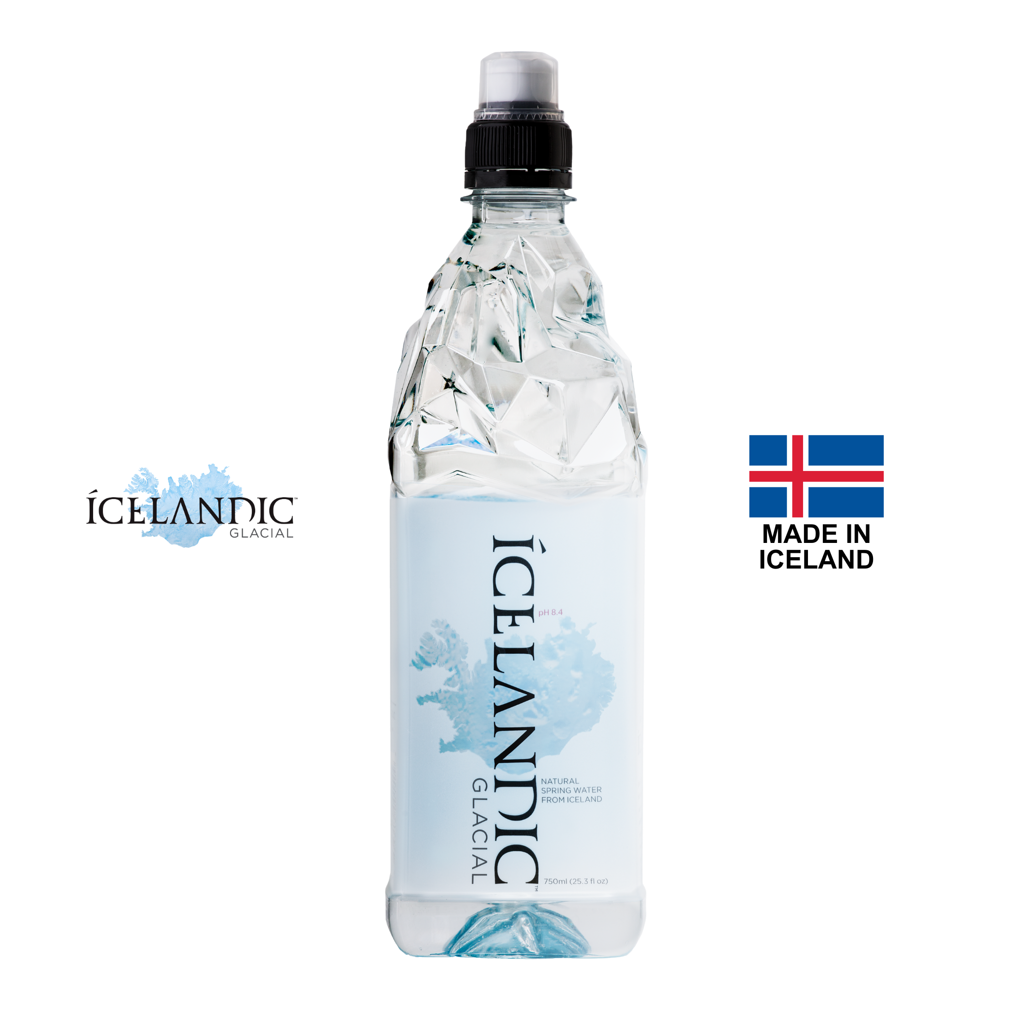 冰島冰川純淨水運動瓶蓋 - 750ml 12瓶/箱