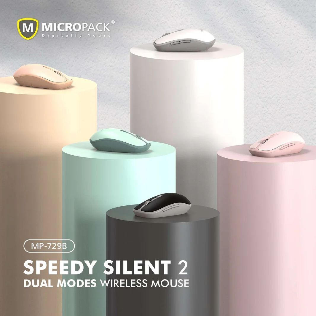 Micropack Speedy Silent 2 雙模式無線滑鼠 MP-729B