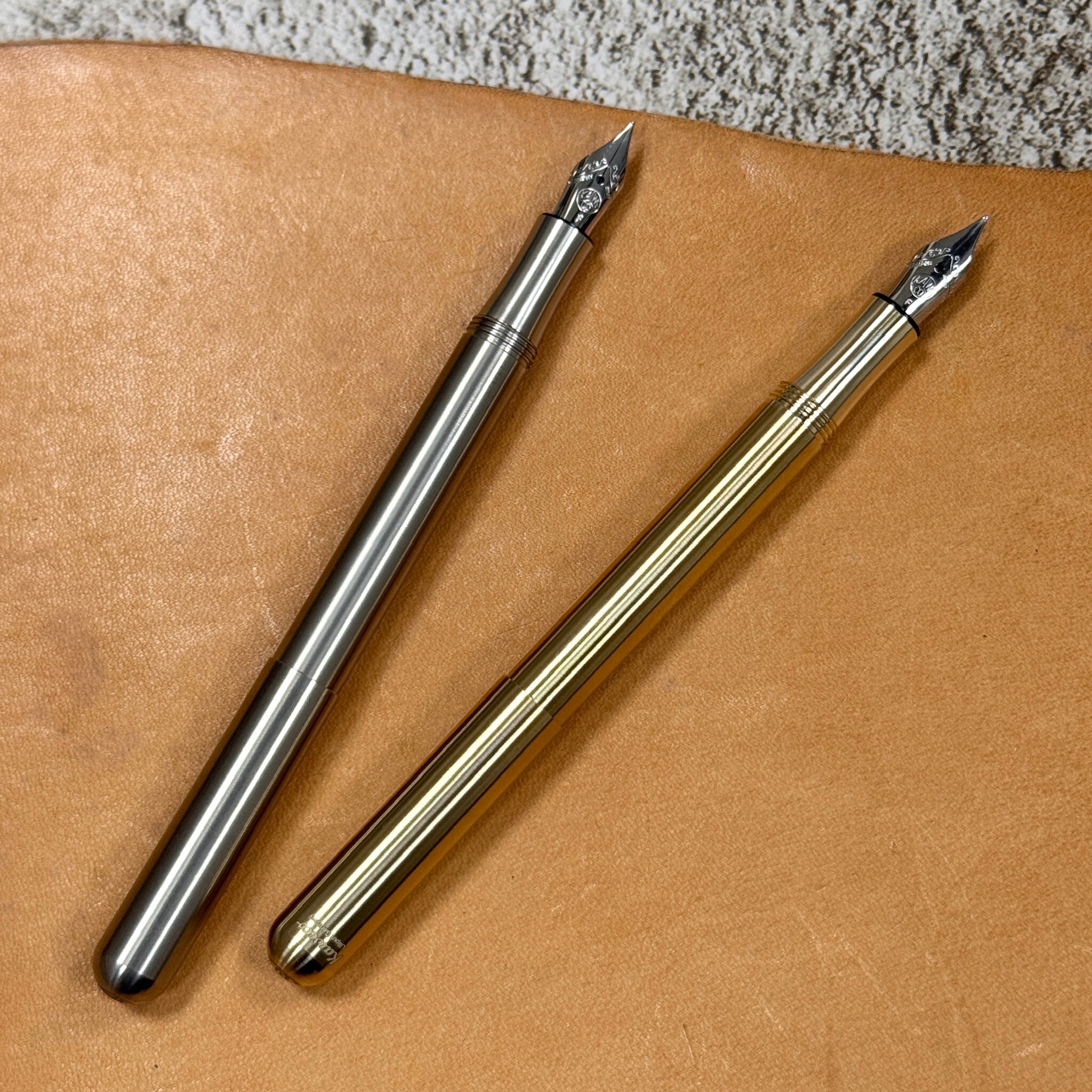 德國 KAWECO ｜ Liliput 迷你手帳鋼筆 黃銅 不銹鋼