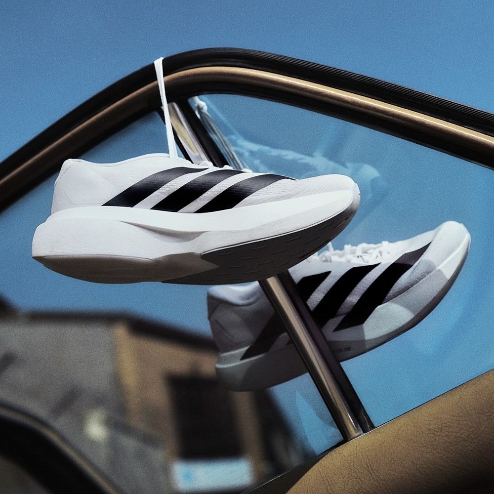 ADIDAS 慢跑鞋 ADIZERO EVO SL 白黑色 運動鞋 男 JH6206