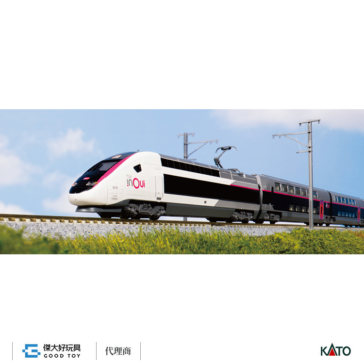 KATO 10-2131 法國國家鐵道 TGV Euroduplex InOui 基本 (5輛)
