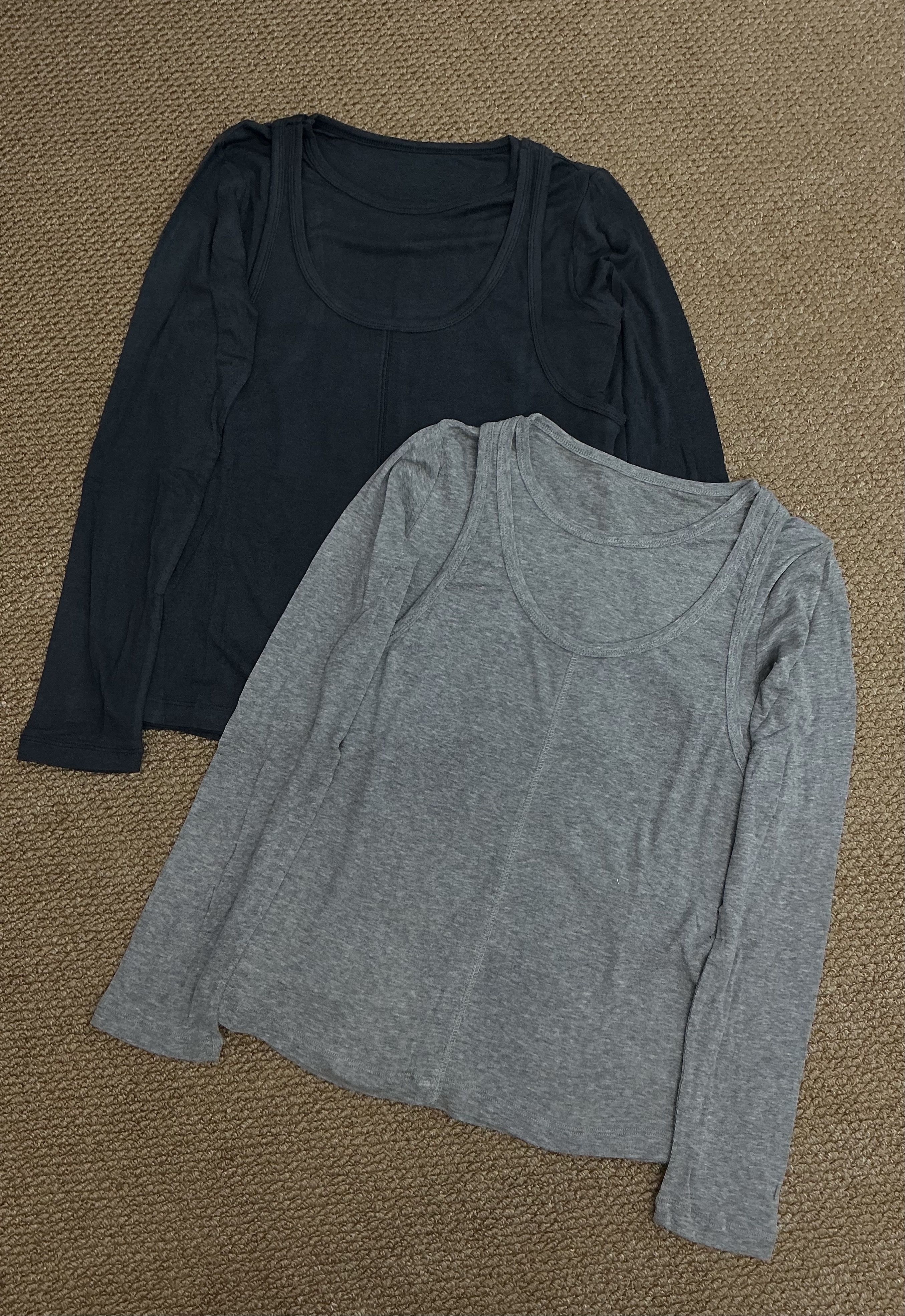 W00102天絲假兩件上衣