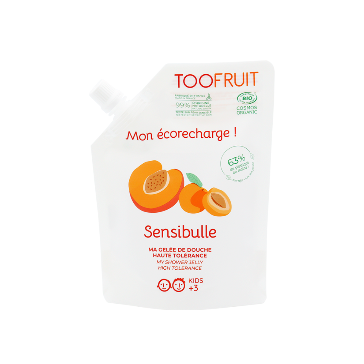 果漾保濕蜜桃沐浴露補充包