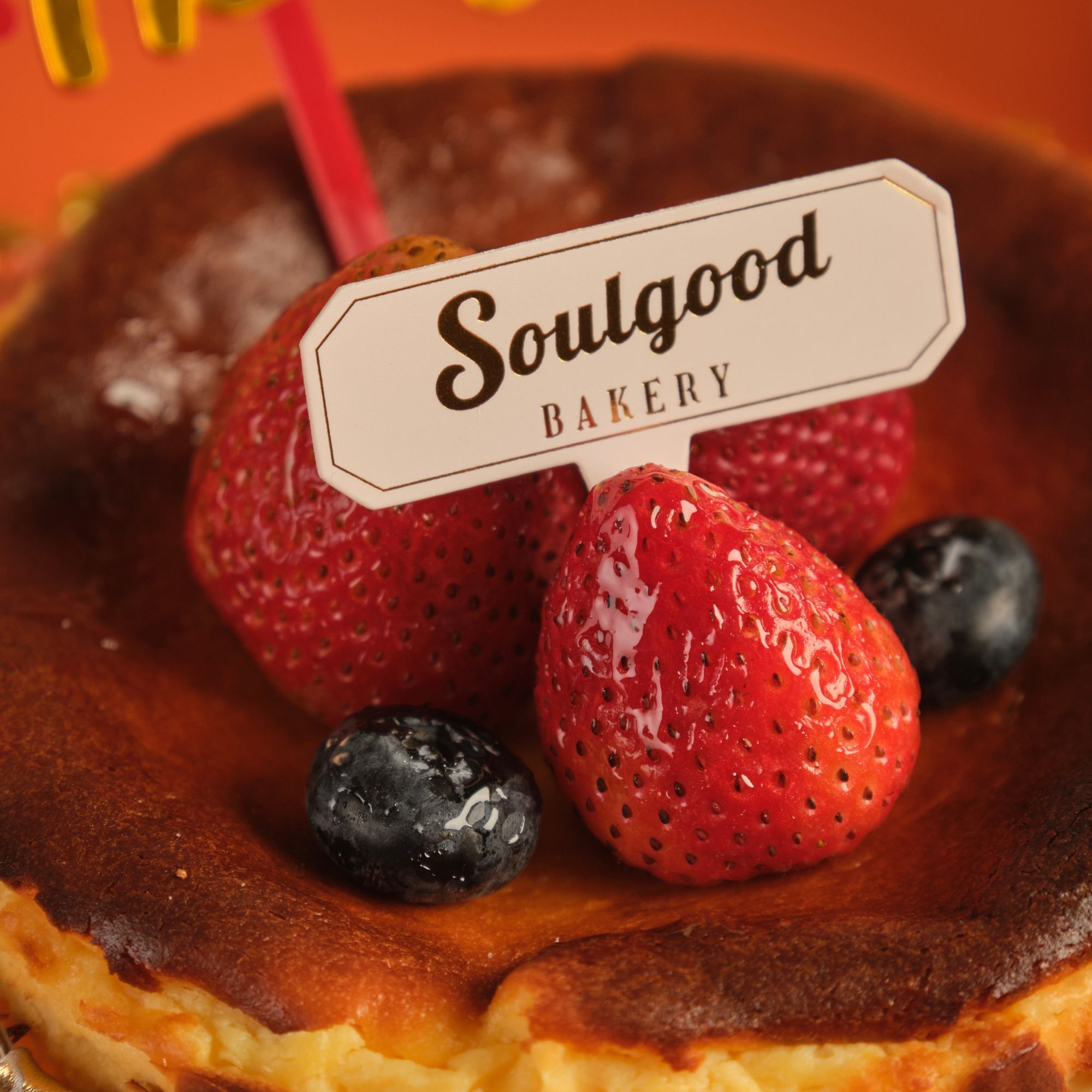 Berry New Year Basque Burnt Cheesecake