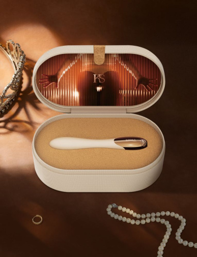 Kissky Lust Muse Pulsating Vibrator Nude