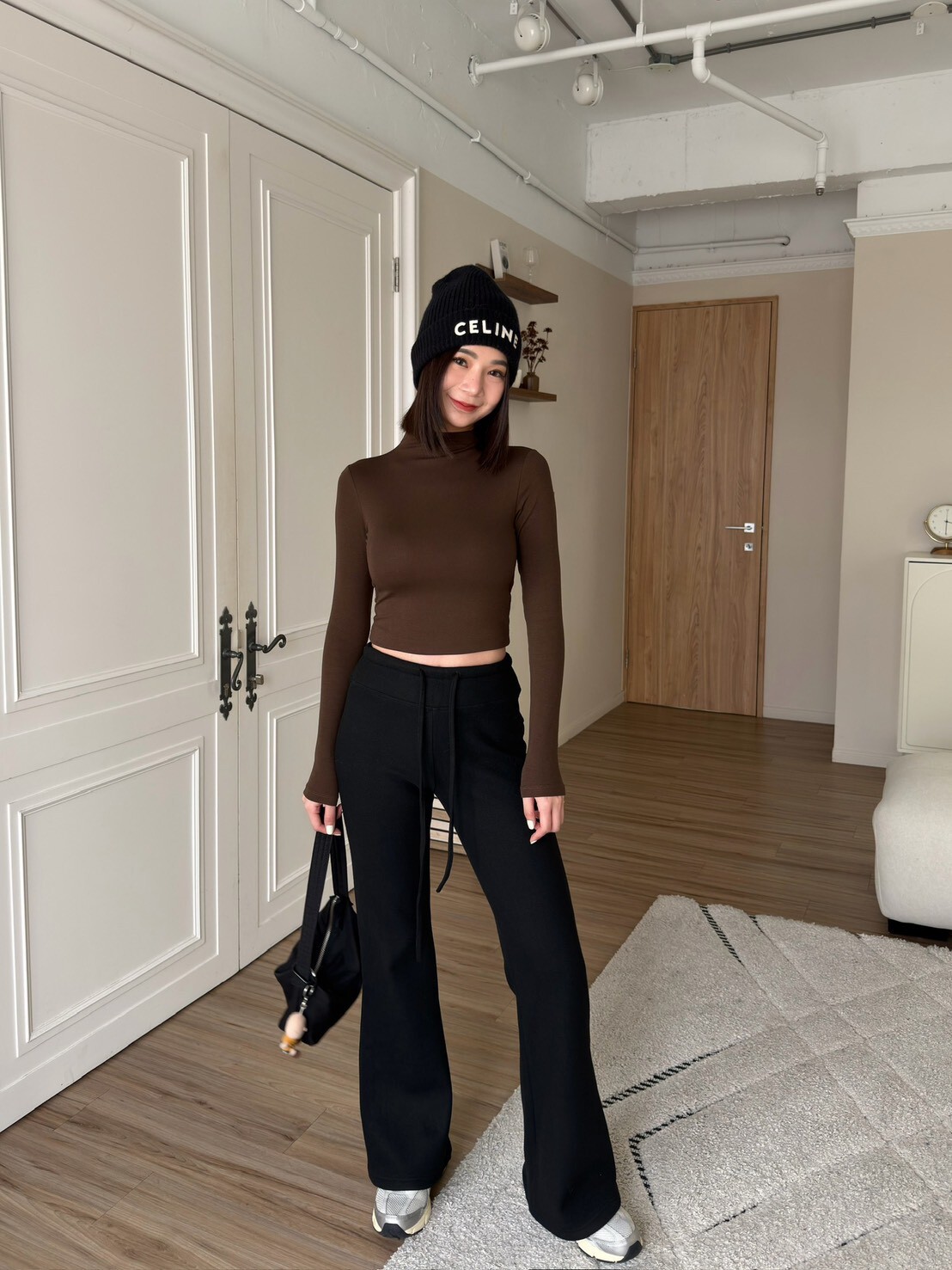 保暖內刷毛休閒棉褲