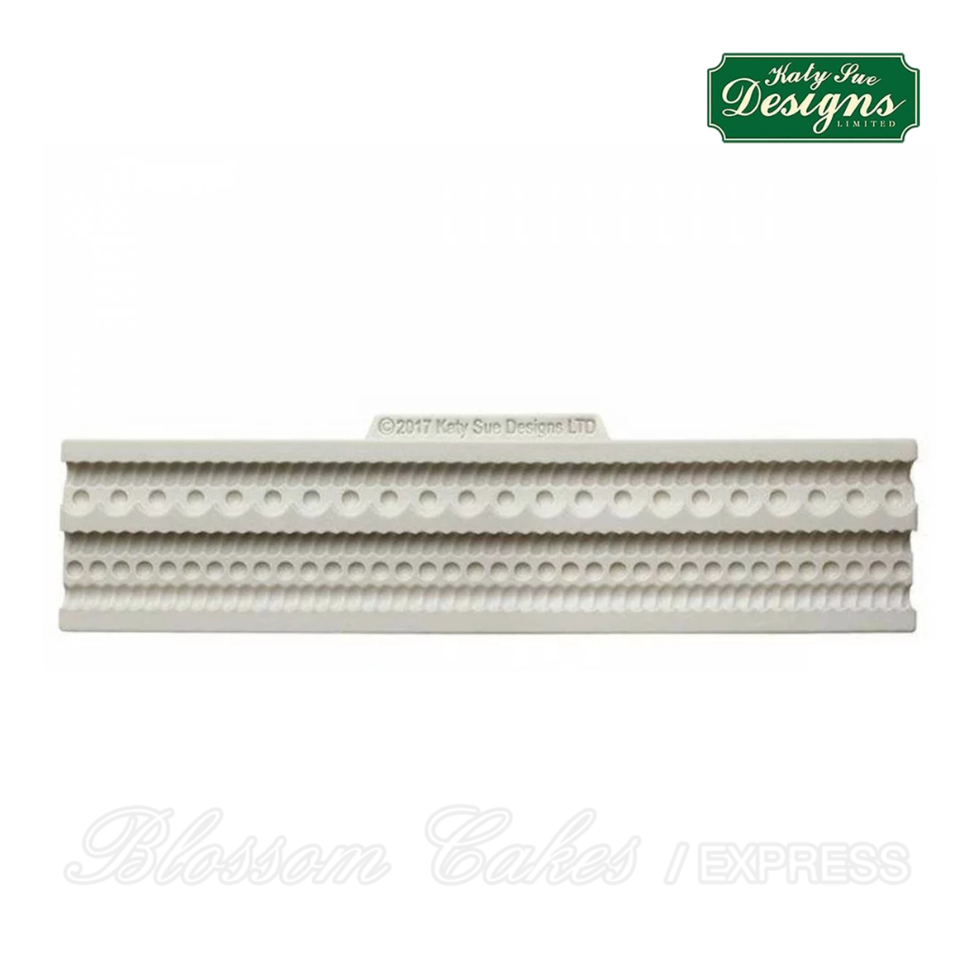 Katy Sue Rope and Pearl Borders - Silicone Mould