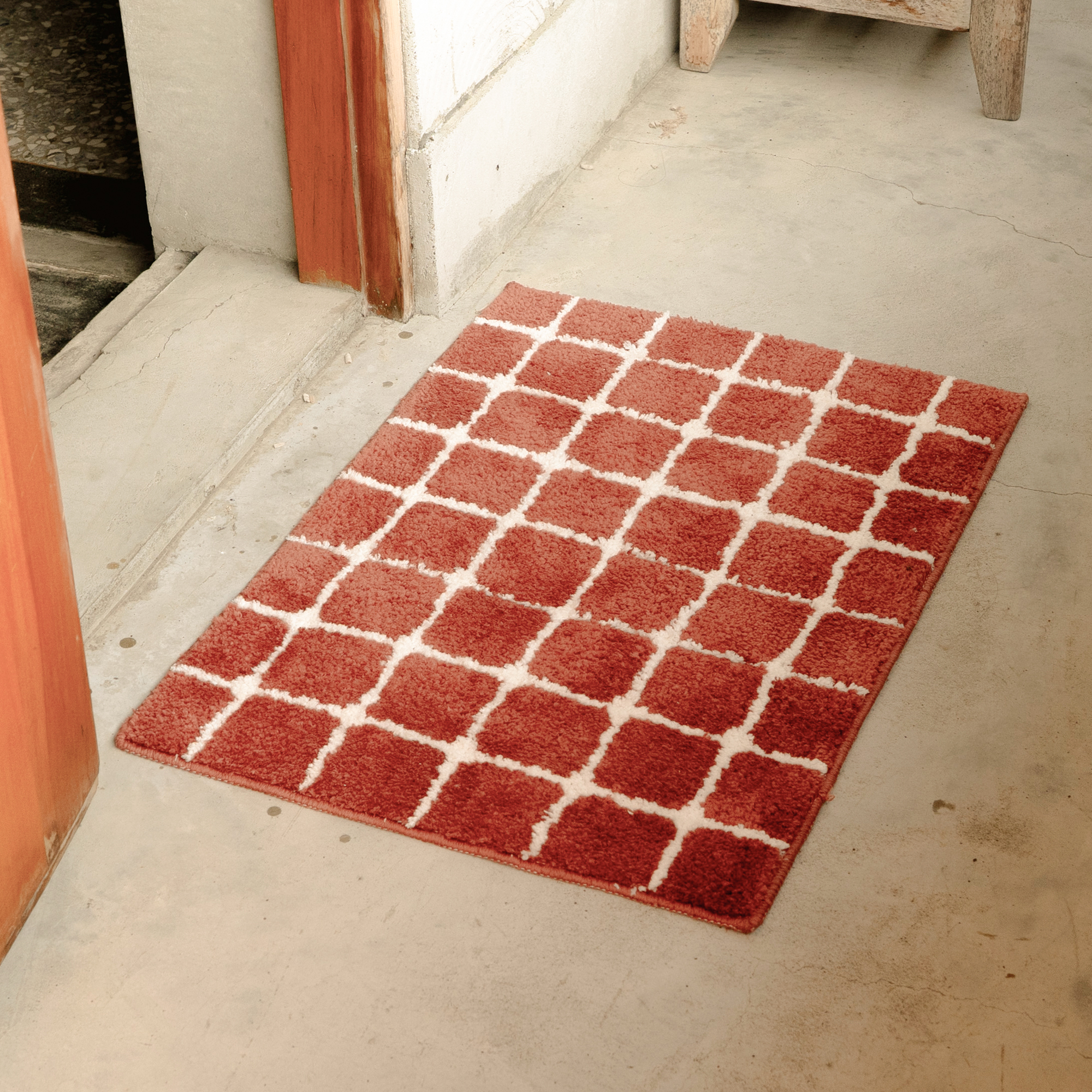 庭院紅磚 Courtyard Red Brick｜短毛簇絨地毯