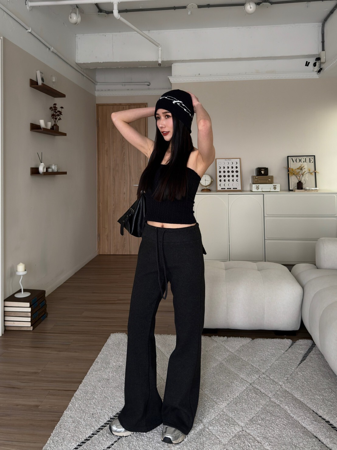 保暖內刷毛休閒棉褲