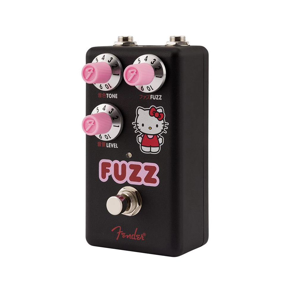 Fender Fender x Hello Kitty Fuzz Pedal Black 聯名款效果器 第 4 張圖片｜三峽效果器
