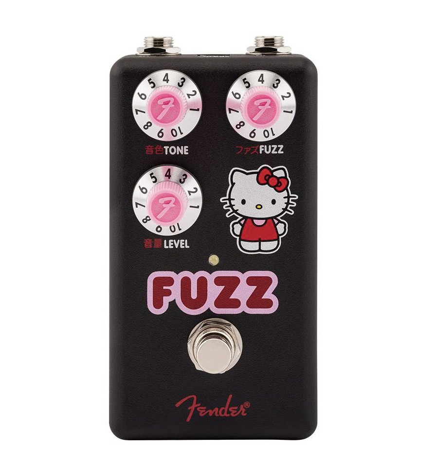 Fender Fender x Hello Kitty Fuzz Pedal Black 聯名款效果器 — 三峽效果器｜YA! 玩音樂